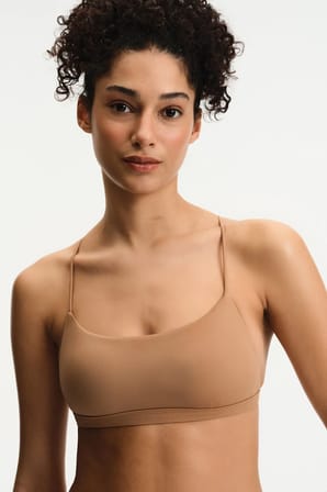 Kahverengi Karla Bikini Üstü