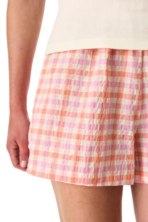 Pembe Solene Pamuklu Şortlu Pijama Takımı