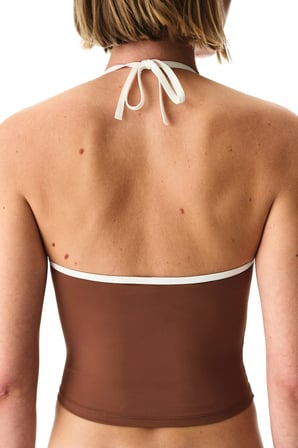 Açık Kahverengi Fiona Tankini Bikini Üstü