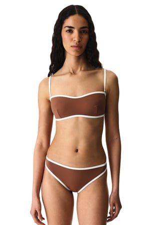 Açık Kahverengi Fiona Slip  Bikini Altı