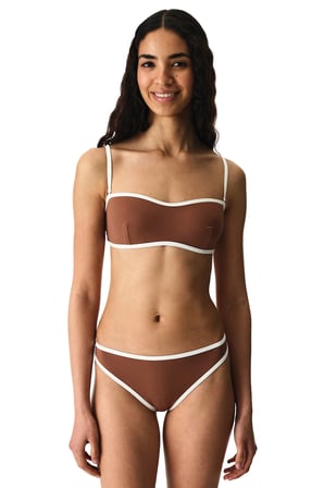 Açık Kahverengi Fiona Straplez Bikini Üstü