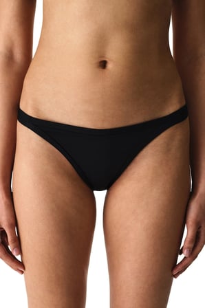Si̇yah Mollie Cross Orta Bel Bikini Altı