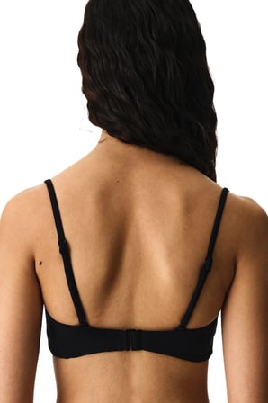 Si̇yah Mollie Bandeau Bikini Üstü