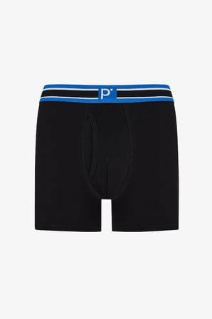 Erkek Dark Shift Geometrik Desenli Yüksek Bel 3'lü Boxer