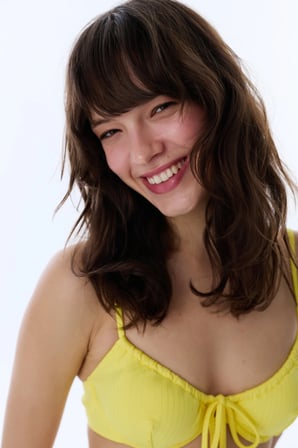 Sarı Paige Balen Bikini Üstü