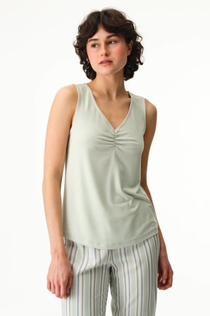Açık Yeşil Serenity Atlet Pijama Üstü