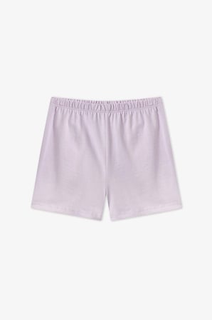 Kız Çocuk Lila Picnic Kısa Kollu 2'li Pijama Takımı
