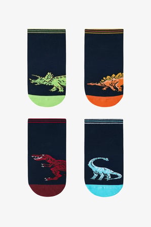 Erkek Çocuk Dinosaur Era 4lü Soket Çorap
