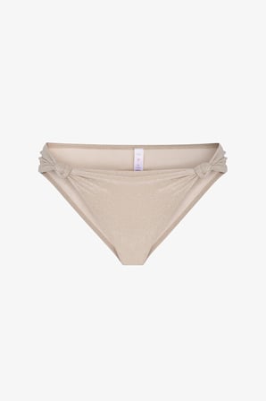 Bej Devon Ruched Side Bikini Altı