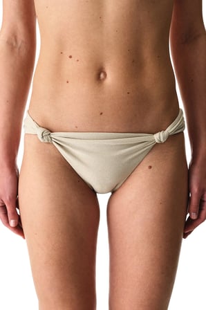 Bej Devon Ruched Side Bikini Altı