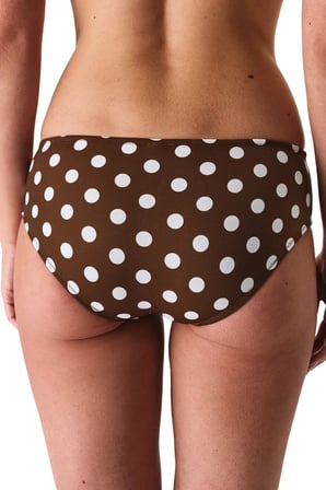 Puantiyeli Orta Bel Bikini Altı