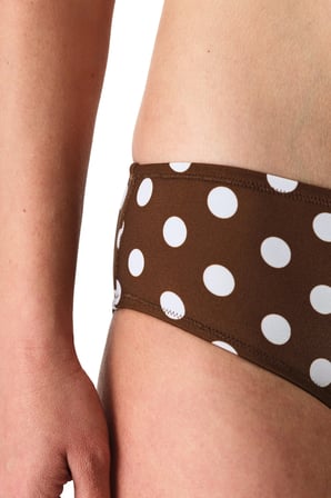 Puantiyeli Orta Bel Bikini Altı
