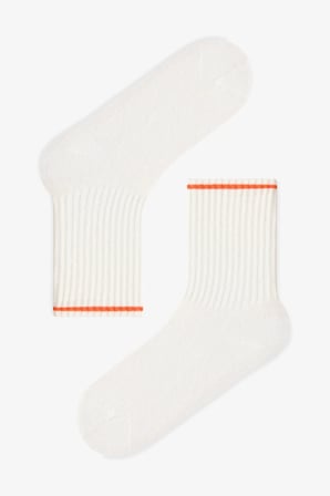 Renkli Erkek Çocuk Energic Orange 4'lü Tenis Soket Çorap