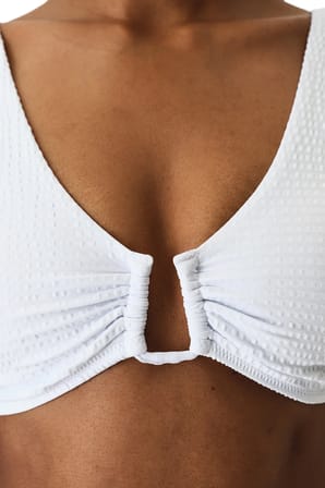 Beyaz Rana White Hot Dokulu Bikini Üstü