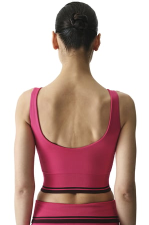 Pembe Seamless Dikişsiz Kalp Yaka Çıkarılabilir Pedli Spor Sütyeni