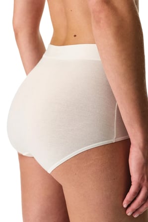 Ekru Collagen Yüksek Bel Slip Külot