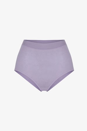 Lila Collagen Yüksek Bel Slip Külot