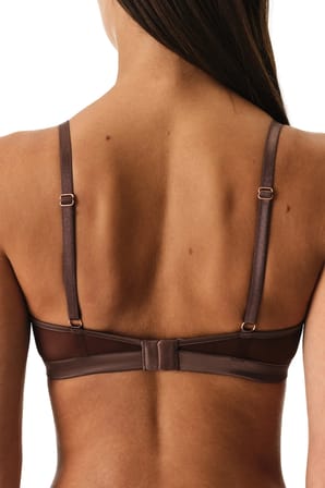 Brown Balenli Triagnle Sütyen