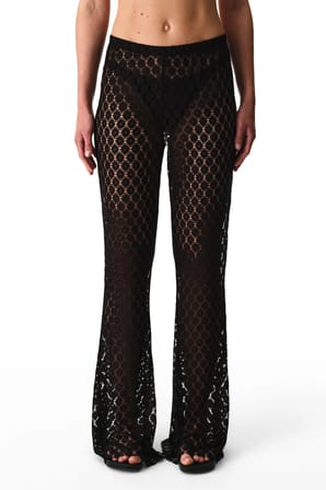 Siyah Flare Pantolon