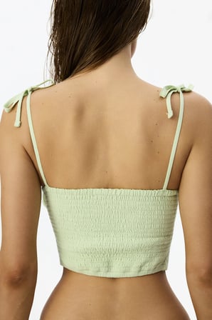Mint Yesili Somer Bikini Üstü