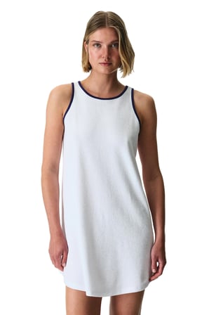 Beyaz Towel Elbise