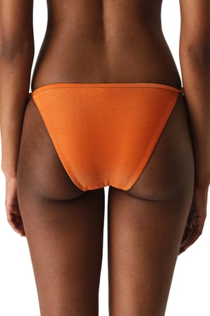 Turuncu Dorothy Simli Orta Bel Bikini Altı