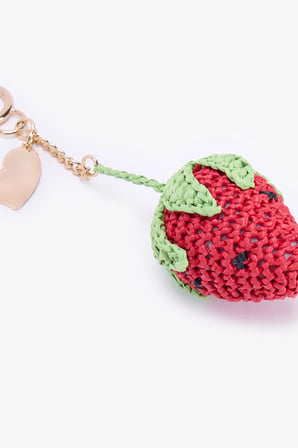 Kırmızı Strawberry Anahtarlık