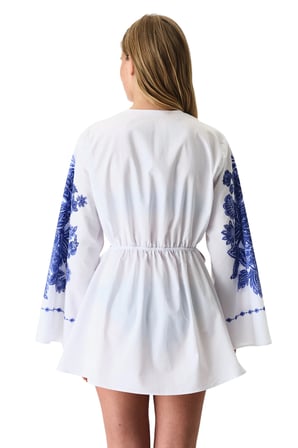 Beyaz Giana Kaftan