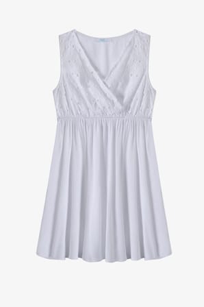 Kız Çocuk Beyaz Silvie Ponponlu Kaftan