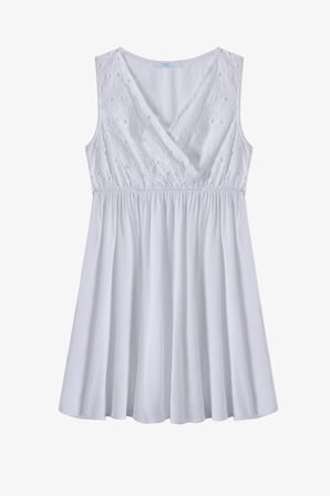 Kız Çocuk Beyaz Silvie Ponponlu Kaftan