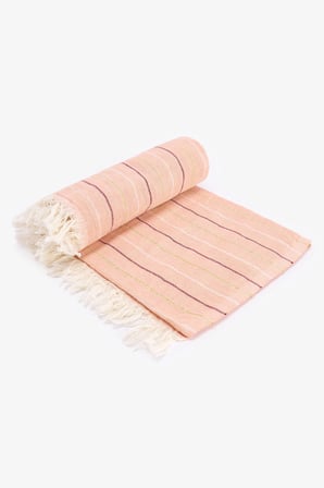 Pembe Glitter Havlu