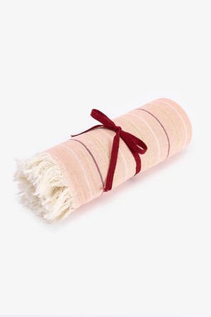 Pembe Glitter Havlu