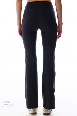 Bordo İspanyol Paça (Flare) Soft Feel Tayt