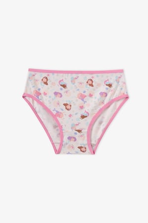Kız Çocuk Mermaids Unicorn Desenli 5'li Slip Külot
