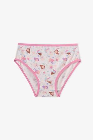 Kız Çocuk Mermaids Unicorn Desenli 5'li Slip Külot