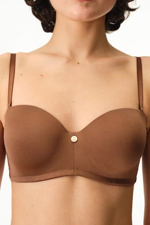 Kahverengi Lotus Essentials Balenli Sütyen
