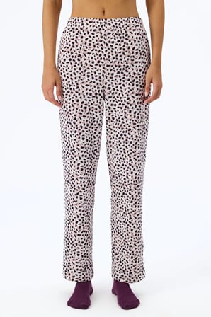 Mor Midnight Mood Baskılı Pijama Altı