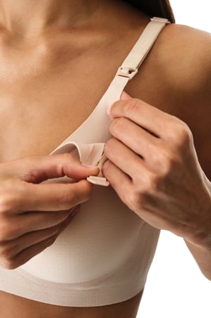 Bej Görünmez Mama Pedli Sütyen