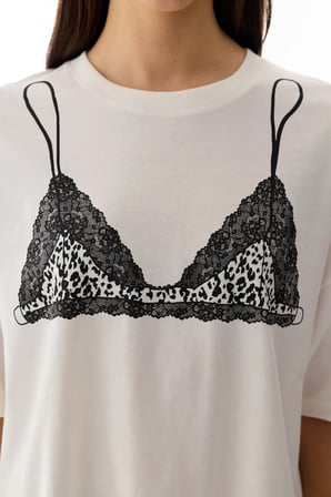 Stylish Pamuklu Tişört Pijama Üstü