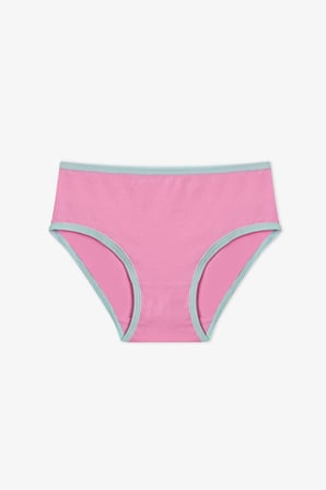 Kız Çocuk Pembe Sitting Deniz Kızı 5'li Slip Külot