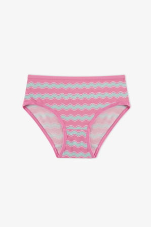 Kız Çocuk Pembe Sitting Deniz Kızı 5'li Slip Külot
