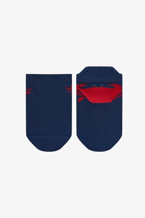 Erkek Çocuk Pinchy Crab 3'lü Patik Çorap