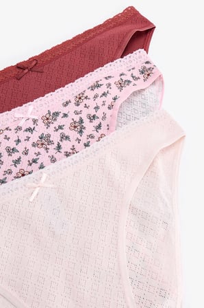 Clara 3'lü Pamuklu Pointel Slip