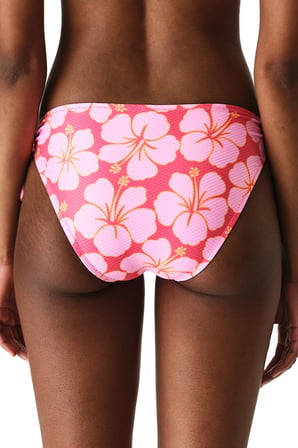 Annetta Ring Çiçekli Dokulu Orta Bel Bikini Altı