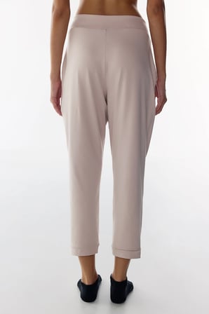 Taş Rengi Yoga Düşük Bel Pantolon