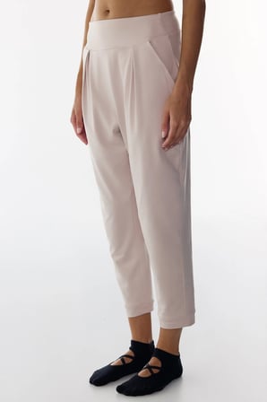 Taş Rengi Yoga Düşük Bel Pantolon