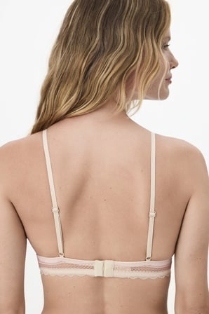Luna Push Up Dantel Çizgili Sütyen