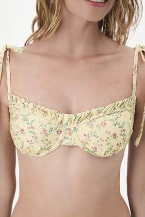 Sonya Bandeau Balen Çiçekli Bikini Üstü