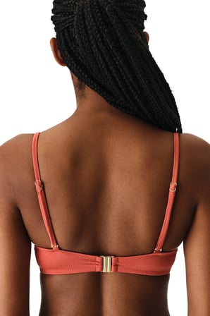 Koral Merin Minimal Straplez Bikini Üstü