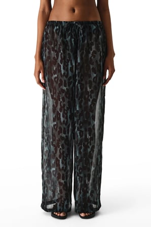 Clove Leopar Desenli Pantolon
